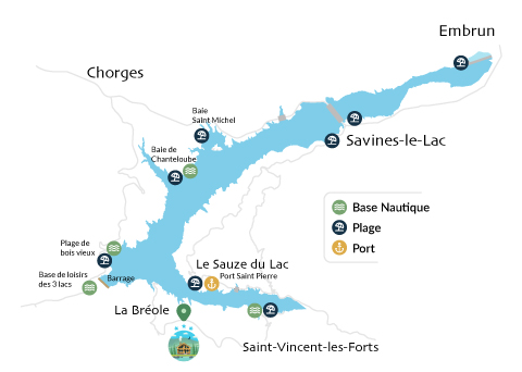 carte-lac-480 Serre-Ponçon